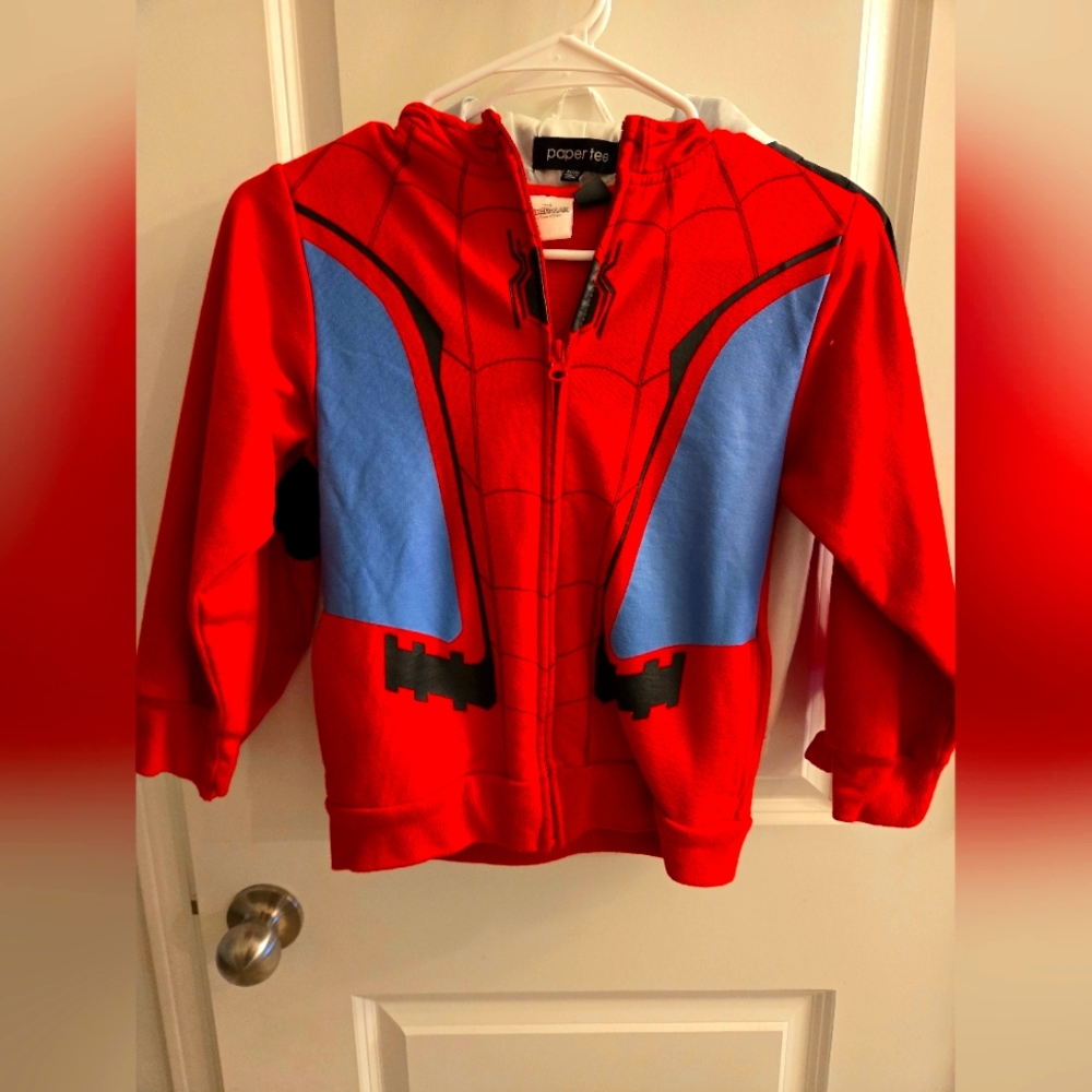 Kids Spiderman jacket with hood